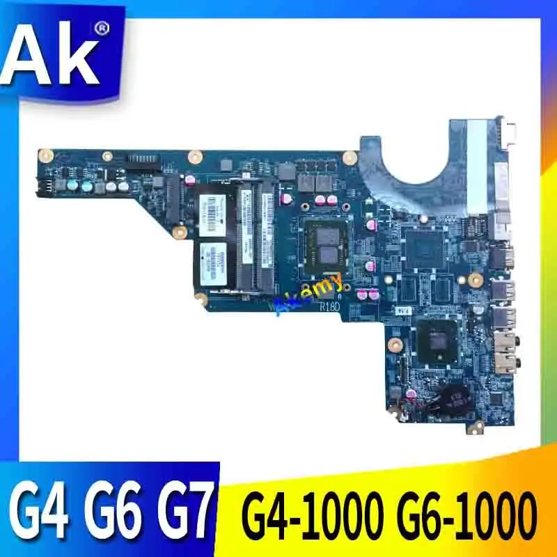 

FOR HP G4 G6 G7 G4-1000 G6-1000 LAPTOP MOTHERBOARD CPU: I3-370M 655990-001 DAR18DMB6D1 DAR18DMB6D0 With heatsink
