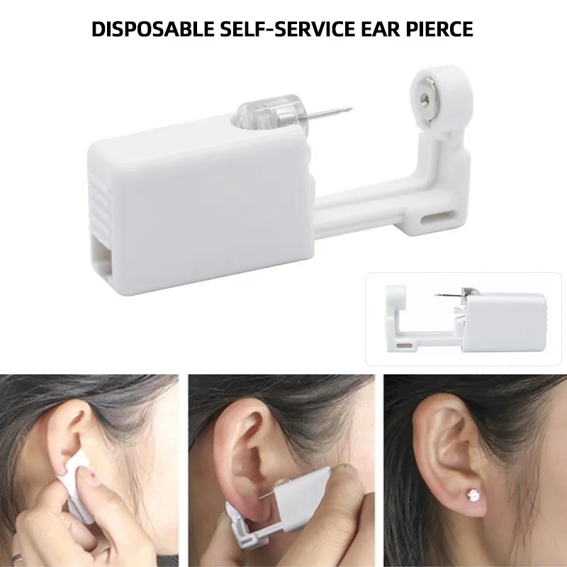 1/3Pcs Disposable Sterile Ear Piercing Unit Cartilage Tragus Helix