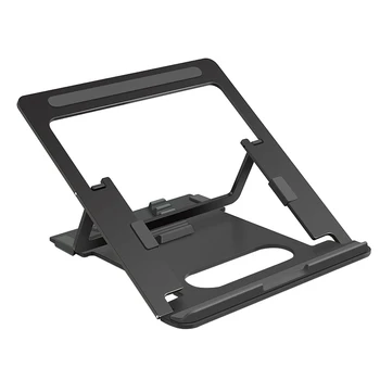 

Desktop Foldable Adjustable Lifting Universal Cooling Bracket Holder Tablet Stand Non Slip Portable Aluminum Alloy Mount Home