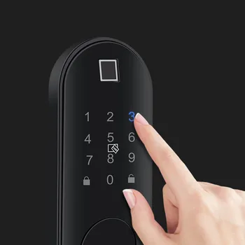 

NEW-Fingerprint Lock Smart Padlock Thumbprint Door Padlocks Anti-Theft Fingerprint Lock