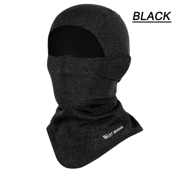 Dark Gray 1 WEST BIKING, зимняя велосипедная шапка, Флисовая теплая маска для лица, Лыжный спорт, рыбалка, катание на коньках, головные уборы, теплая маска для бега, шапка - Цвет: Dark Gray 1