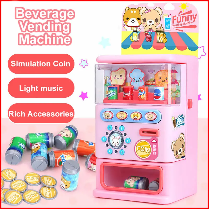 En venta Minimáquina Expendedora de simulación de juguete para niños, juego de puzle de simulación de sonido de simulación GR6Jem7aYz0
