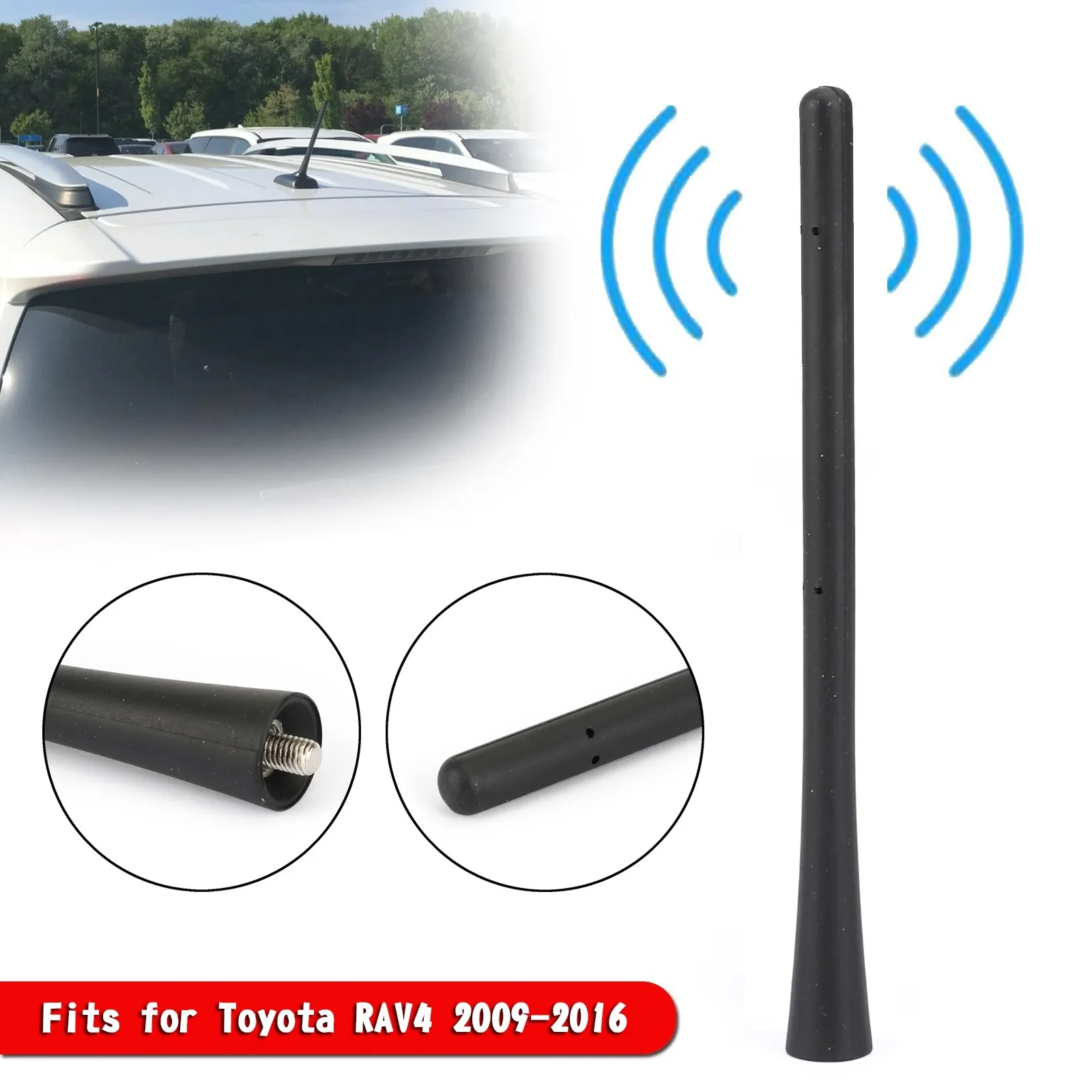 

Areyourshop 7" Car Antenna For RAV4 2009-2016 863090R010 Car Auto Accessoreis Parts