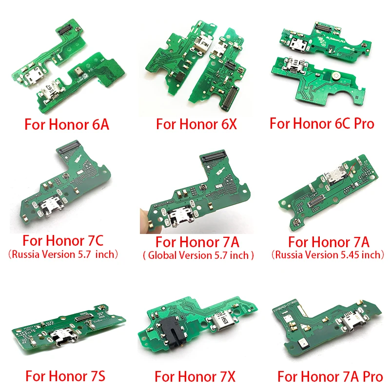 2 шт., USB зарядное устройство, док-станция, разъем Flex для huawei Honor 6A 7S 6X 7X V10 5C 6C 8A Pro 7C 7A, глобальная версия GR5