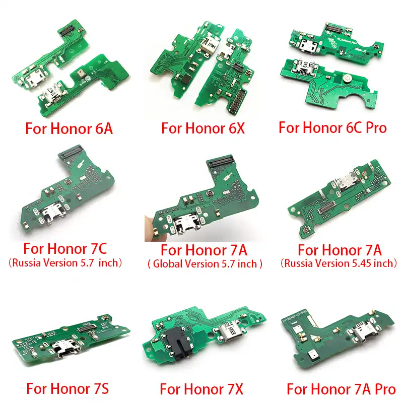 For Huawei Honor 6c Pro V9 Play Usb Charging Charger Port Dock Connector Flex Cable With Microphone Board Module Mobile Phone Flex Cables Aliexpress