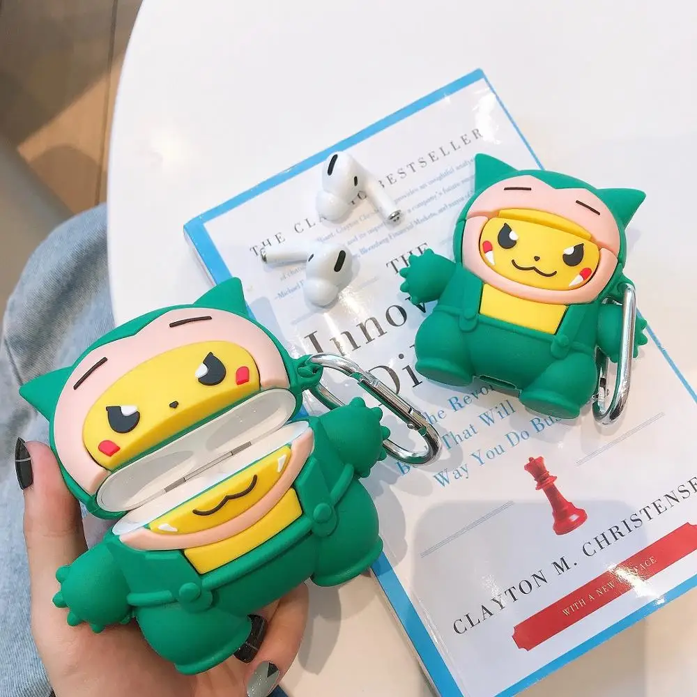 Роскошный чехол для AirPods pro, милый силиконовый чехол monst для Apple Airpods 3, защитный чехол для наушников с кольцом на палец