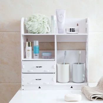 

New Storage Box Bathroom Cosmetic Storage Rack Creative Office Desktop Multi-Layer Debris Book Rack