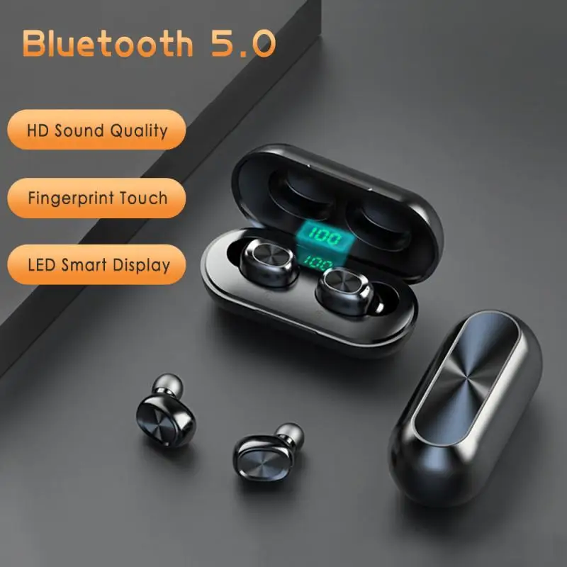 B5 TWS Спортивная гарнитура беспроводная Bluetooth 5 0 сенсорное управление с микрофоном