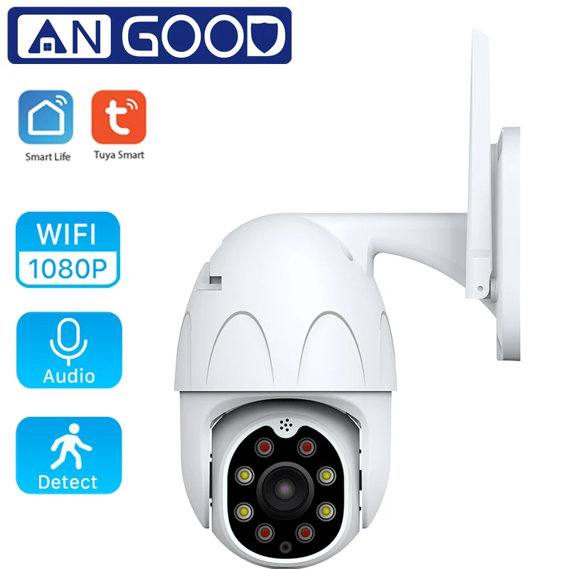 Angwood умная ip-камера Tuya WiFi Беспроводная Домашняя безопасность HD 1080P ip-камера двухстороннее аудио ночное видение PTZ Обнаружение движения