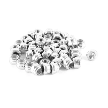 

50 pieces stainless steel 304hc hex self-locking nut M2.5 A2-70