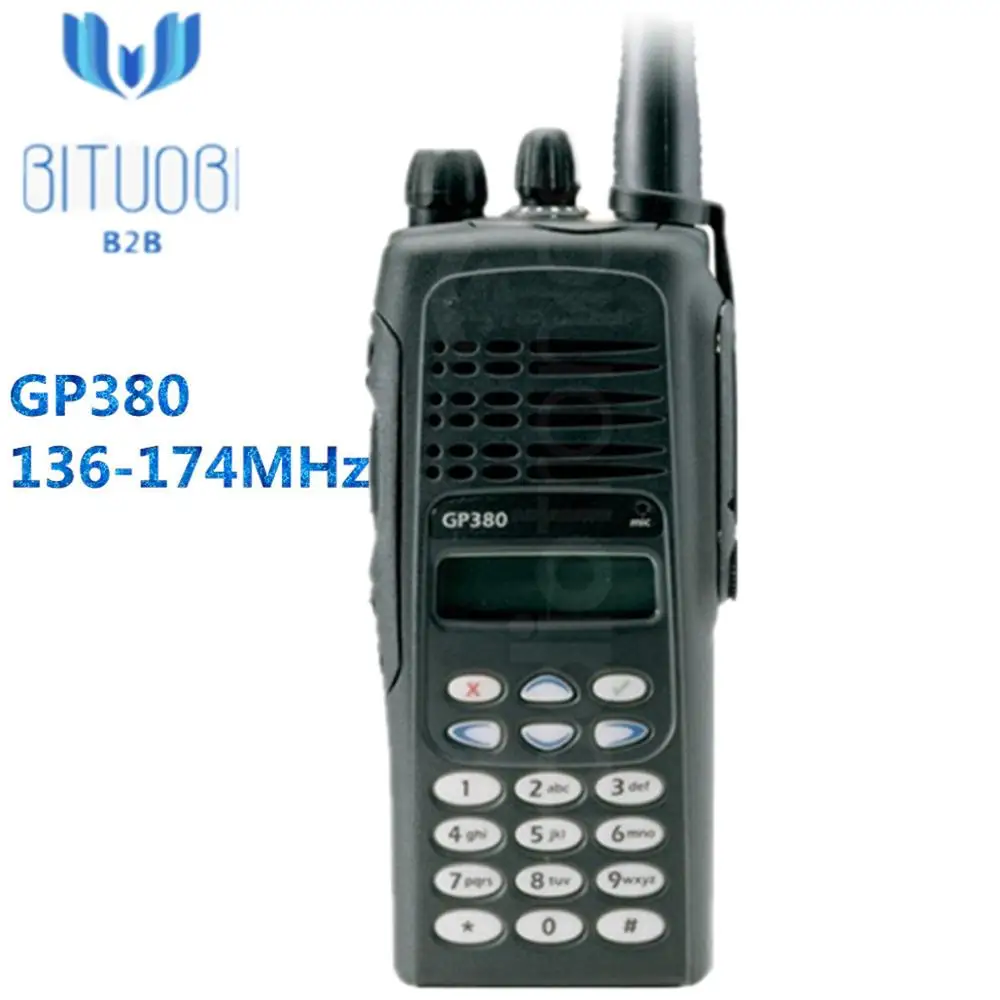 Восстановленное GP380 VHF UHF Betriebsfunk аналоговое радио 136-174 МГц 403-470 МГц рация с 255 каналов