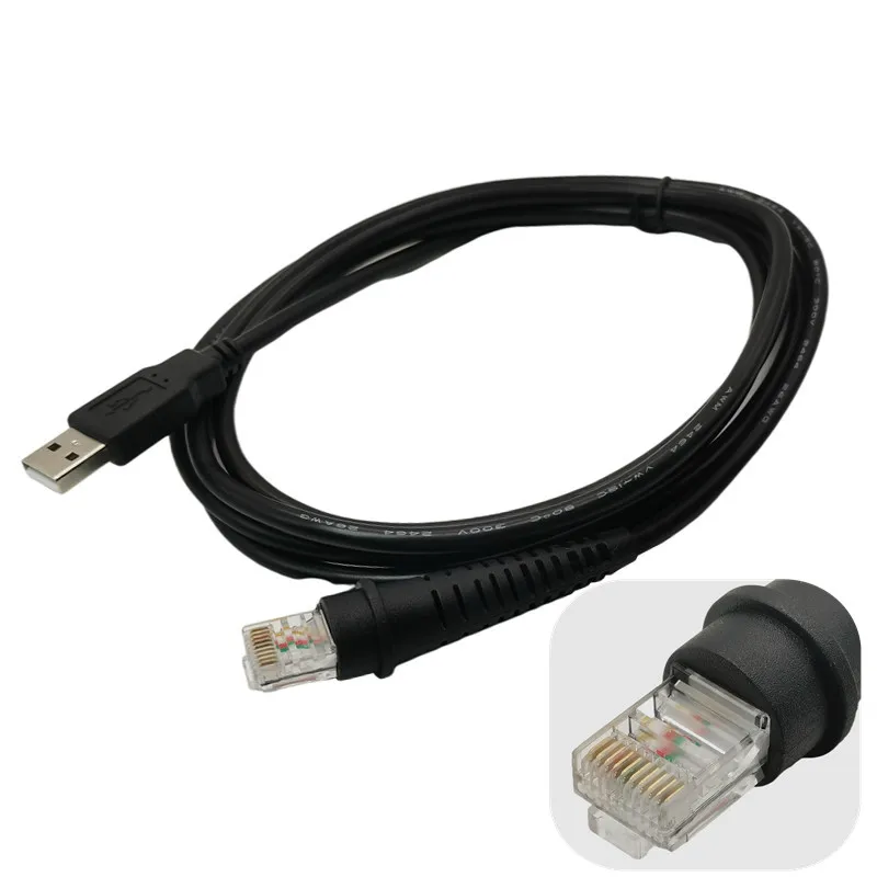 

ERE 6FT USB to RJ50 Cable for Honeywell Metrologic BarCode Scanners MS5145, MS7120, MS9540, MS7180, MS1690, MS9590, MS9520