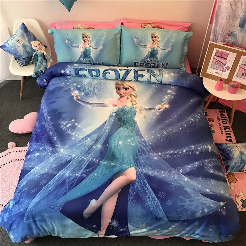 Disney Frozen Elsa Princess Quilt Duvet Covers Twin Size