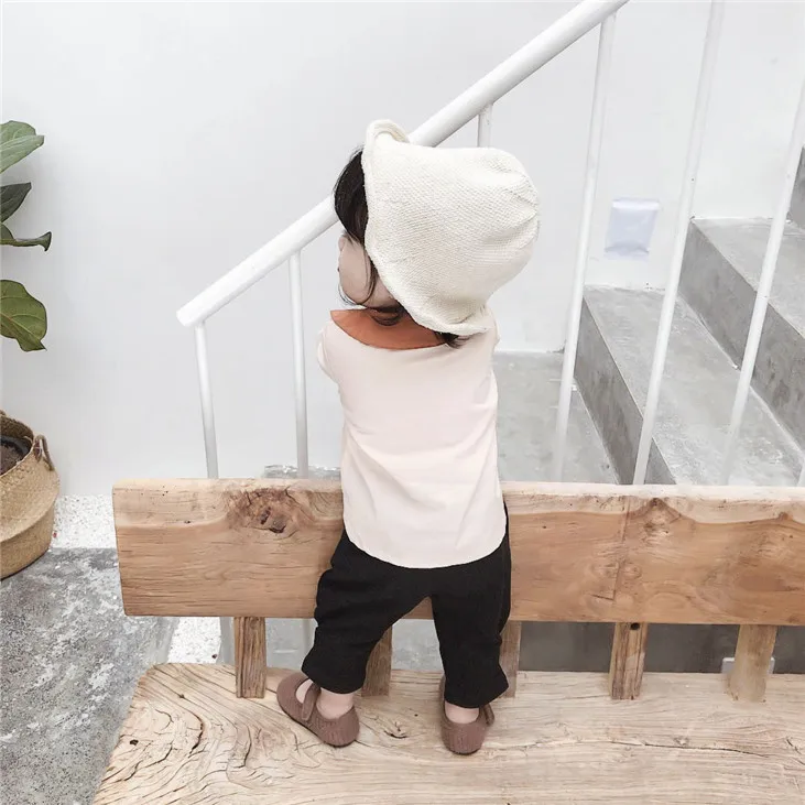 Special Section Rebate Does Not Change Cy-2910 Spring Korean-style-Year-Old Baby Girls Childrenswear Pocket Shirt Recruit