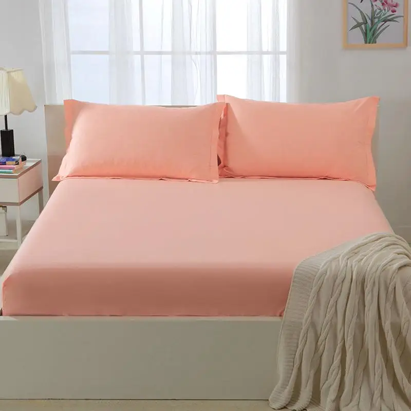 Премиум отель мульти сплошной цвет Простыня 30 см карман белый серый цвет хлопок 600TC простыня комплект Покрывало наволочки - Цвет: Color 16