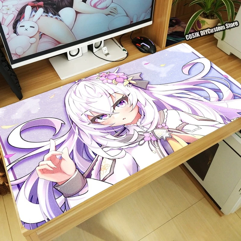 plus size costumes Anime Game Blue Archive Azitani Hifumi Shirasu Azusa Mouse Pad Thicken Computer Kawaii Gaming Mousepad Table Keyboard Desk Mat Anime Costumes Cosplay Costumes