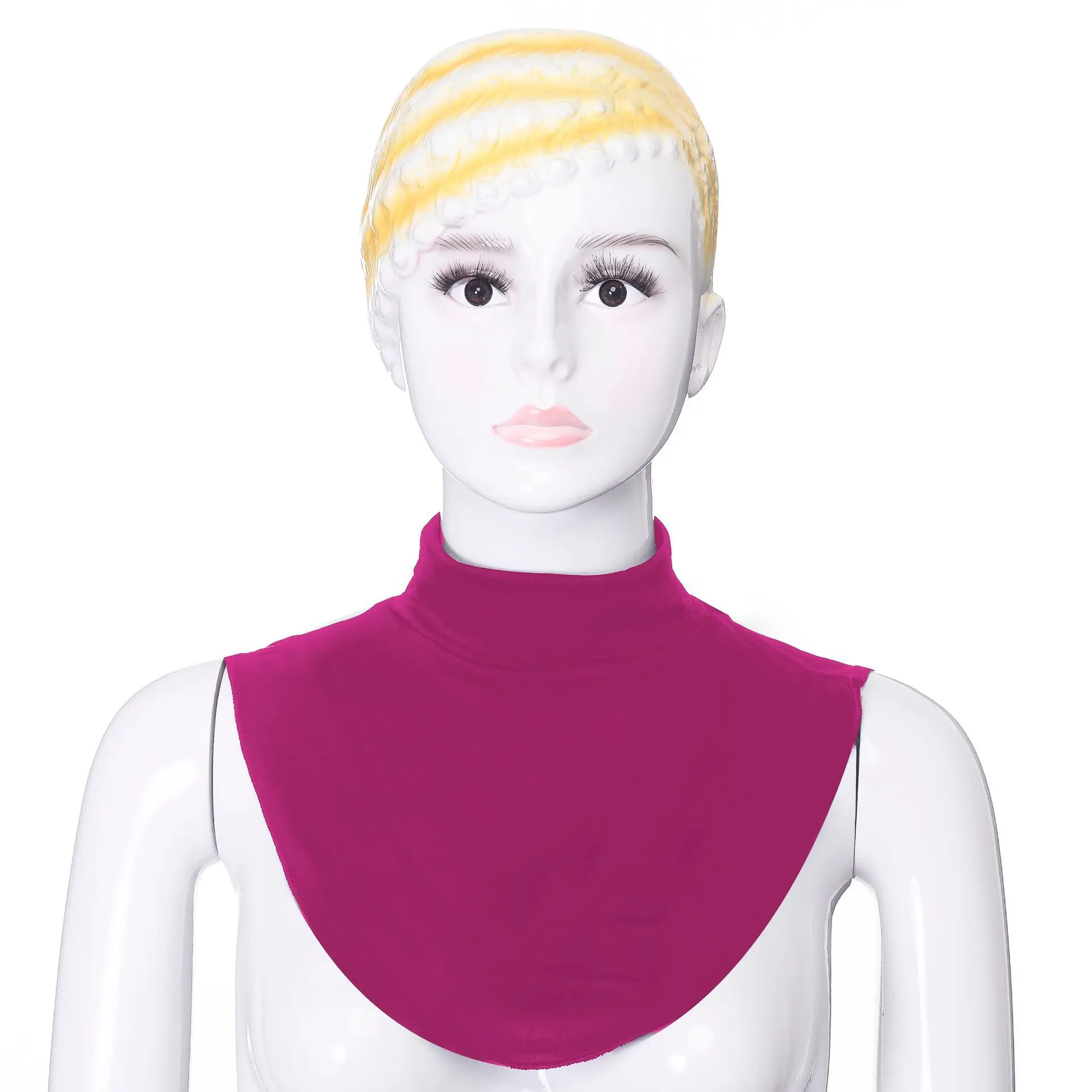 Dromiya твердый мужской и женский вязаный Поддельный Воротник исламский ...