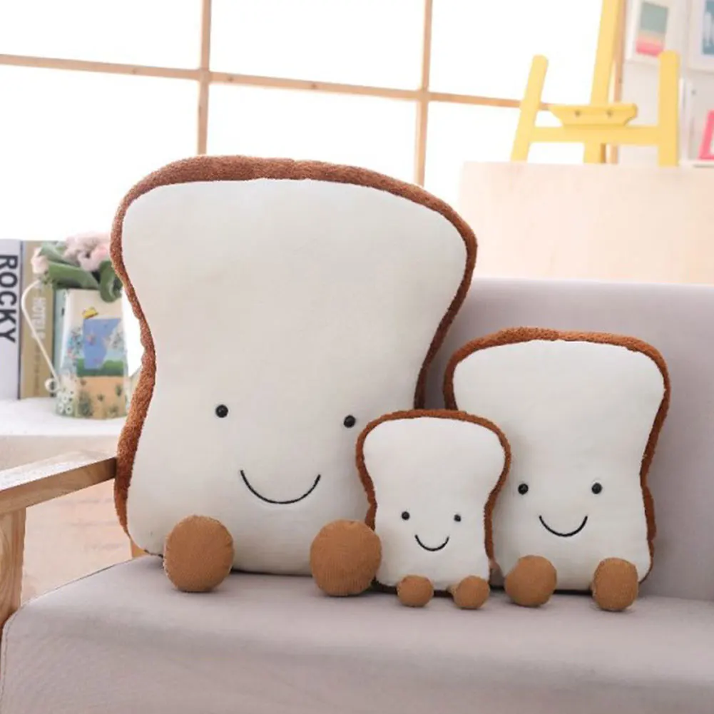 Мультфильм хлеб подушка в виде тоста забавная еда плюшевая игрушка кукла для детей подарок декор для домашнего дивана YAN88