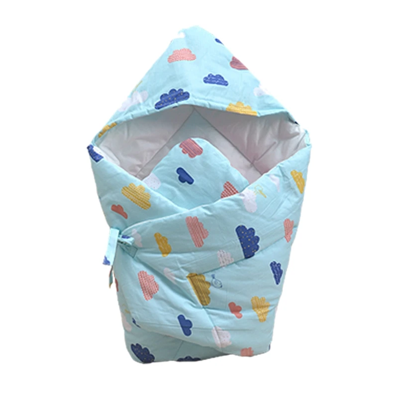 Детский спальный мешок конверт для хлопоковый для новорожденных малышей спальный мешок зимний новорожденный Пеленальное Одеяло Детские конверты постельные принадлежности