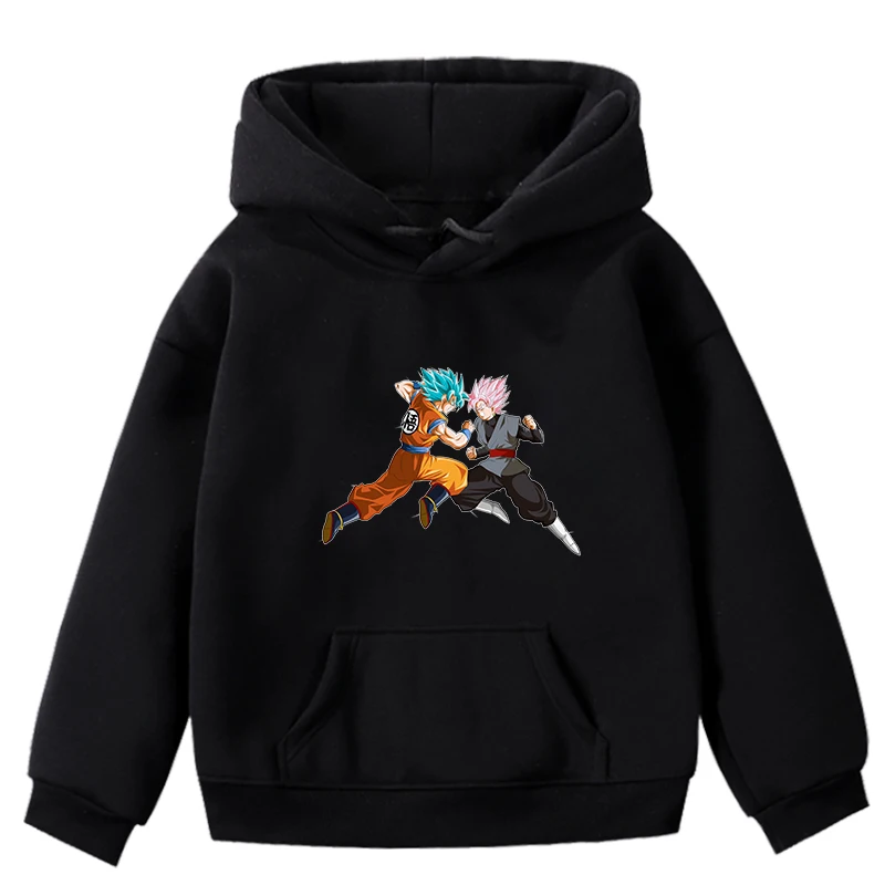 Hoodies 2 Толстовки с капюшоном с изображением дракона; детская одежда; сезон осень-зима; Плотные хлопковые топы для маленьких мальчиков и девочек; детское повседневное черное пальто с капюшоном - Цвет: Hoodies 2