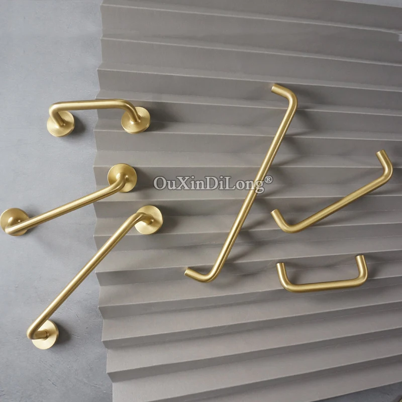 

High Quality 4PCS Pure Brass Furniture Handles Drawer Pulls Cupboard Wardrobe Kitchen TV Wine Cabinet Pull Handles and Knobs