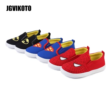 

JGVIKOTO Children Superman Batman Shoes 2018 New Girls Boys Kids Christmas/Halloween Shoes Size 20-31 Fashion Sneakers