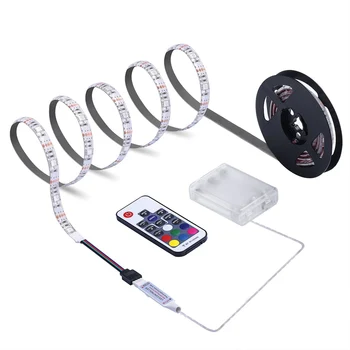 

Battery Powered led Kitchen Light LED Under Cabinet Light Strip Tape rgb Waterproof LED Ribbon for Wardrobe Indoor Home Light