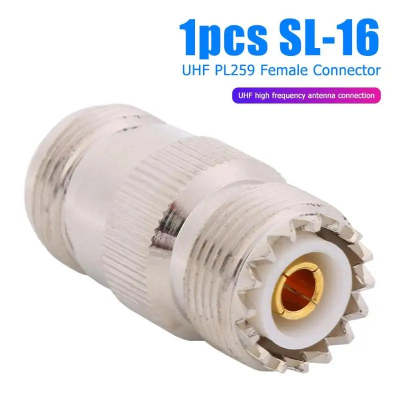 N Female L16 to SL16 UHF PL259 женский Высокочастотный коаксиальный разъем адаптера