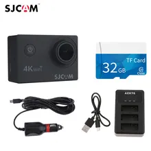 SJCAM SJ4000 AIR Экшн-камера Ultra HD 4K WiFi Пульт дистанционного управления спортивная видеокамера DVR DV 40m Водонепроницаемая мини-камера для велосипеда