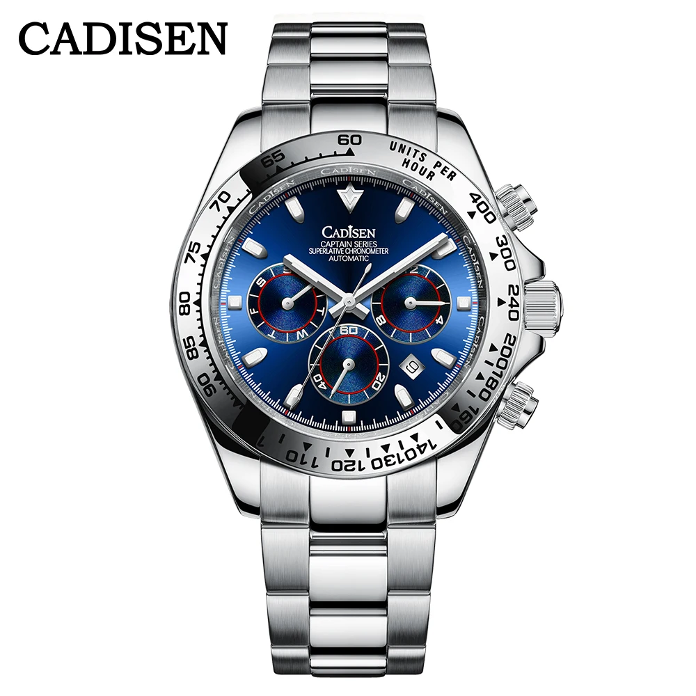 CADISEN Top Brand Men Sports Automatic Machinery Watch Luxury Men Waterproof WristWatch Fashion Casual Watch relogio masculino 