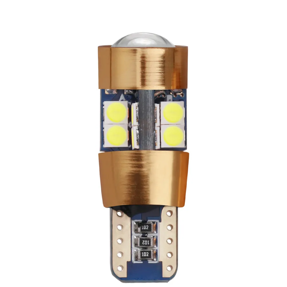 Автомобили лампада T10-3030-19smd Canbus W5w авто лампы Габаритные огни Светодиодный Voiture 12 v-24 v фонарь освещения номерного знака задний фонарь