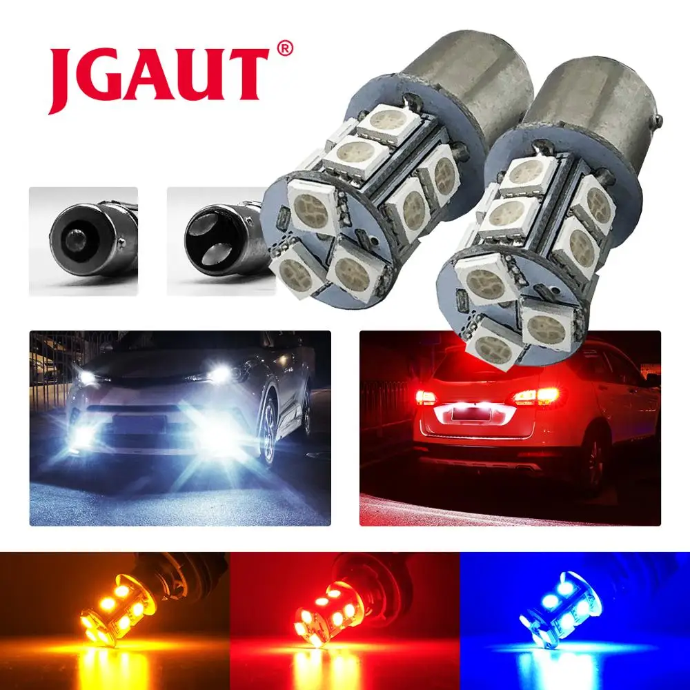 2 шт. Автомобильные стоп сигналы 1156 1157 5050 светодиодов 13 SMD p21w bay15d ba15s P21|Сигнальная
