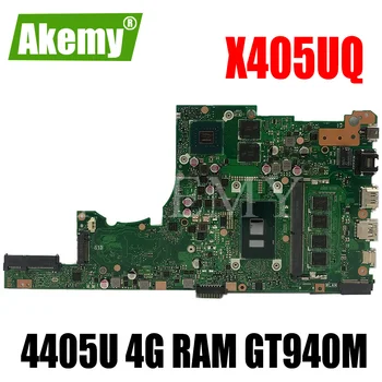 

SAMXINNO For Asus X405U X405UN X405UR X405URR X405URP X405UQ X405UF Laotop Mainboard X405UQ Motherboard with 4405U 4G RAM GT940M