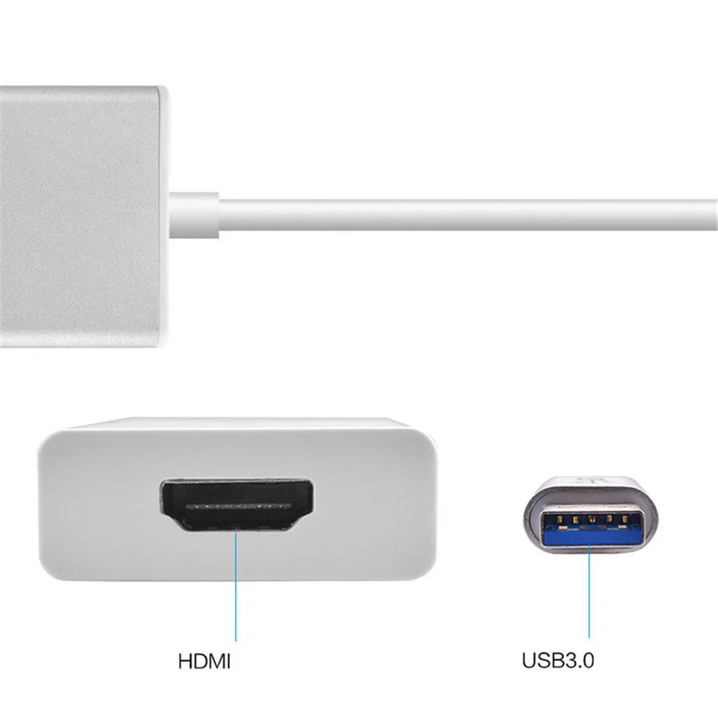 Водонепроницаемый USB 3,0 к HDMI адаптер HD 1080P видео кабель адаптер конвертер с аудио выходом высокое качество Dropship