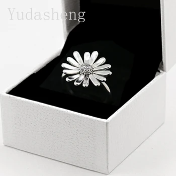 

Daisy Flower Statement Ring （With Logo Jewellery Box）Fit DIY Original Charm