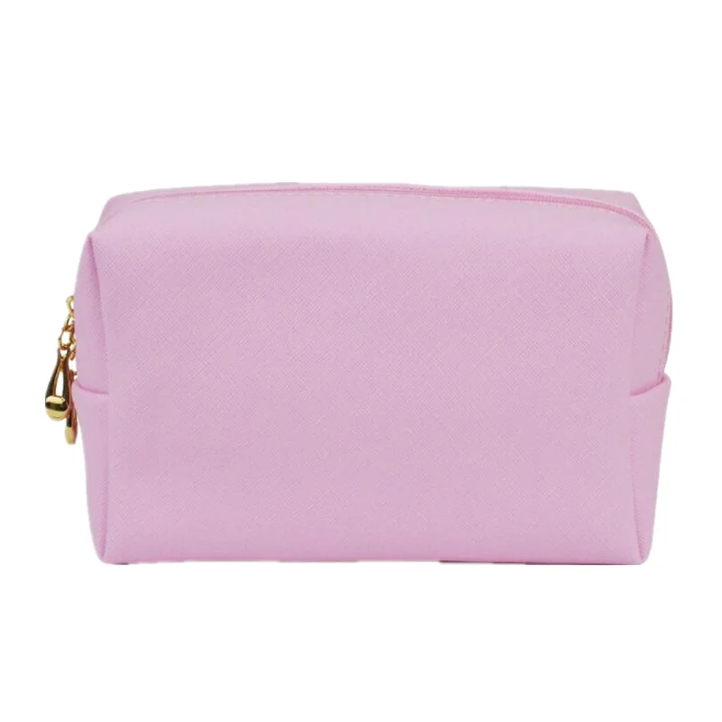 pink PURDORED 1 предмет, однотонное Макияж сумка Для женщин косметичка, сумочка, косметичка Красота Чехол Набор для макияжа бровей, neceser kosmetyczka дропшиппинг - Цвет: pink