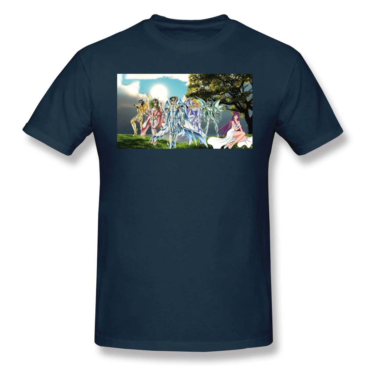Man Saint Seiya Knight Of Zodiacs (2) Patriarch,Hyoga,Gold Saint,Caballeros Del Zodiaco Daily Creative Tshirt