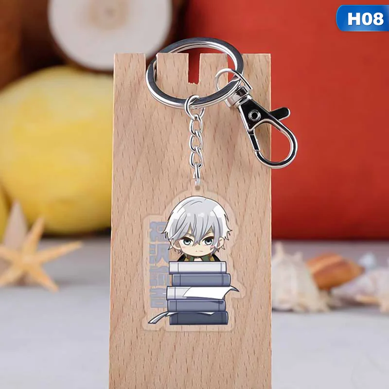 KEY4223H08 Бродячие собаки bungo акриловый брелок кулон аниме аксессуары брелок с фигурками из мультфильмов - Цвет: KEY4223H08