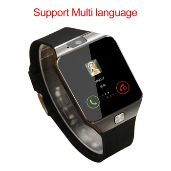 

New Touch Screen Bluetooth Smart Watch DZ09 Smartwatch Support Multi language For Ios Android Phones Camera WristWatch SIM Card