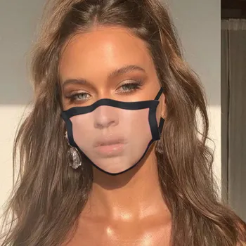 

Deaf mute Maske adult transparent Plastic mouth maskes facesheild face maks reusable dropshipping cosplay custom mascarillas