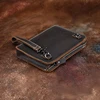 Luufan Crazy Horse Leather Men Small Hand Clutch Bag Cow Leather Shoulder Clutch Wallet With Chain Business Sling Document bag 5