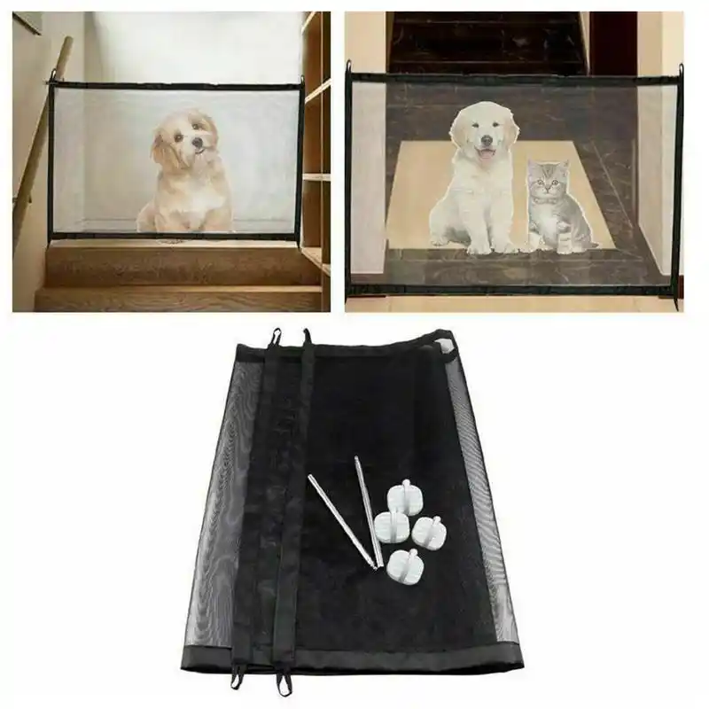 portable kids &pets safety door guard