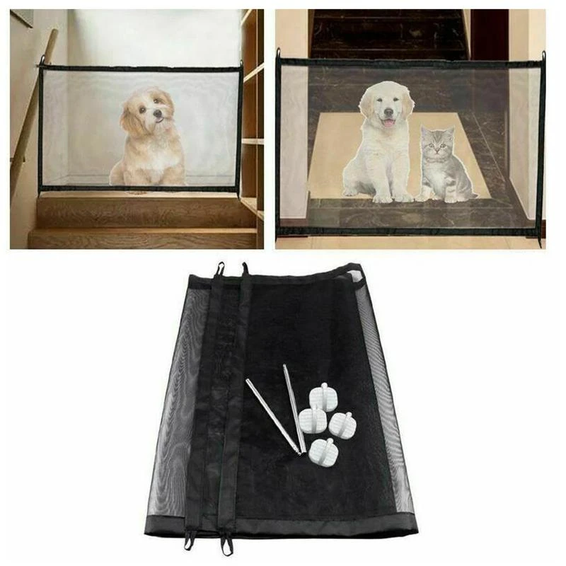 portable kids and pets safety door guard