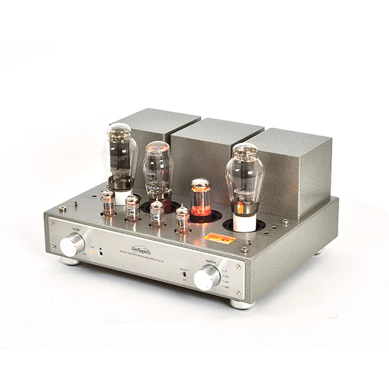 LM-217IA Line Magnetic 300B комбинированный ламповый усилитель, 8 Вт+ 8 Вт(RMS), частотная характеристика 10 Гц~ 50 кГц(-1,5 дБ