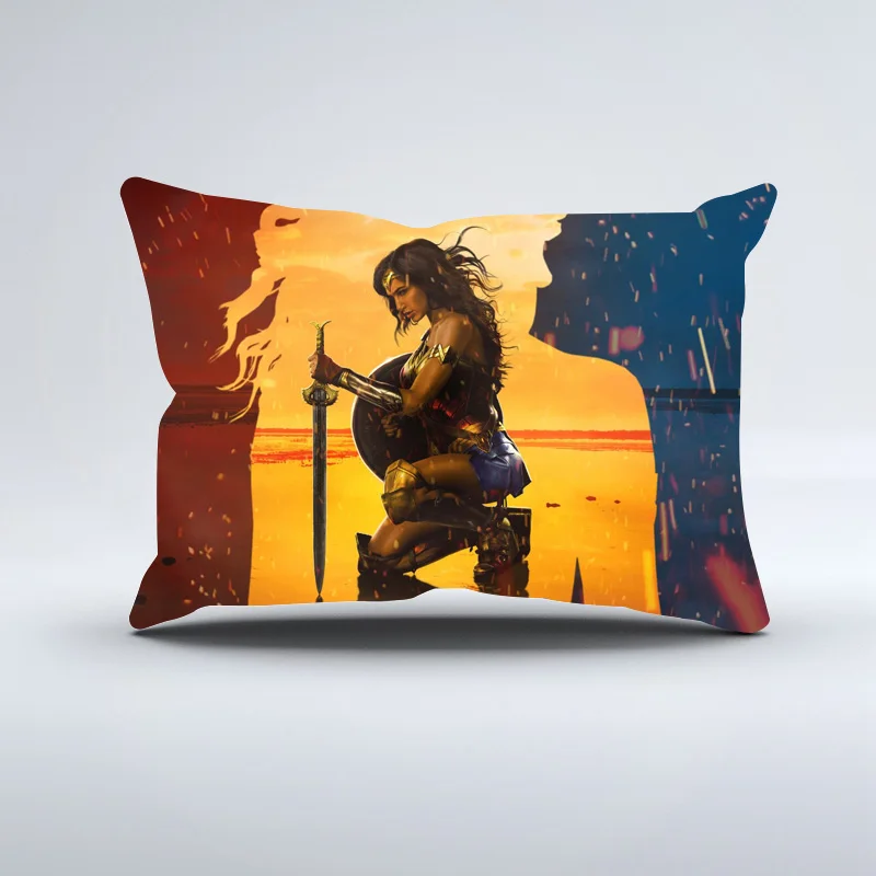 Комплект постельного белья queen King size Wonder Woman хлопковый комплект постельного белья с принтом s пододеяльник простыни домашний текстиль наволочки постельное белье