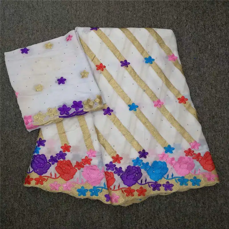 

LY!Dubai 100% African Cotton fabric lace fabric 2019 High quality Swiss lace veil in Swiss Nigerian lace fabric 5 + 2 y ! P72569