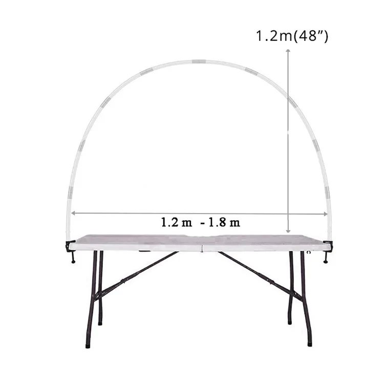 

Birthday party decoration small arch arch balloon removable portable table on the table display racks
