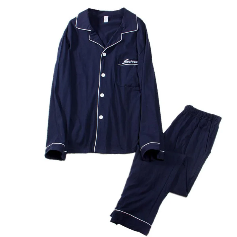 Pajama Sets Men Pajamas Sets 100% Cotton Casual Loose Home Sleepwear Large Size 7XL 9XL 10XL