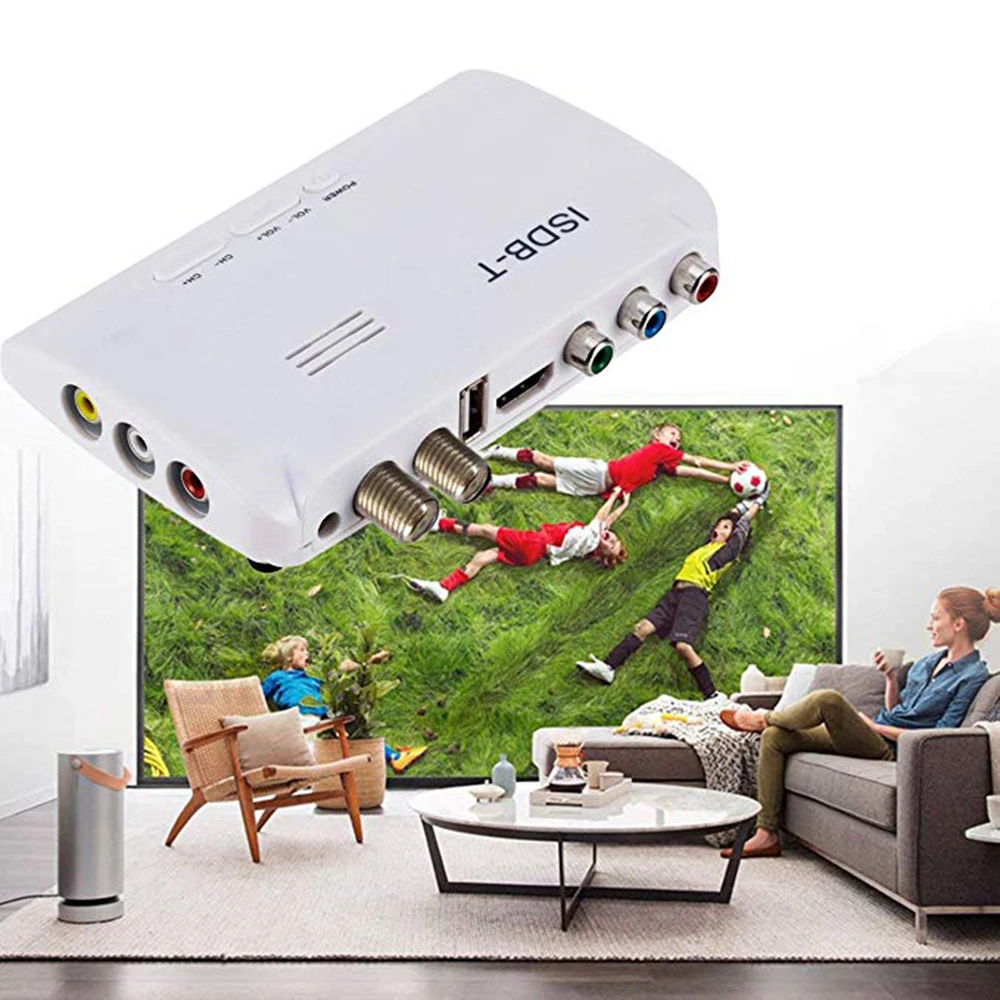 ISDB-T цифровой наземный приемник Full HD 1080P ISDB-C HDMI AV VHF UHF Антенна H.264 ISDB T TDT tv Turner EPG телеприставка