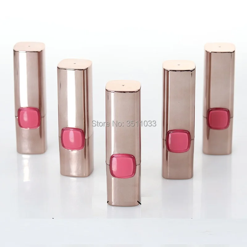Квадратный розовый тюбик для бальзама губ сделай сам пустой губной помады